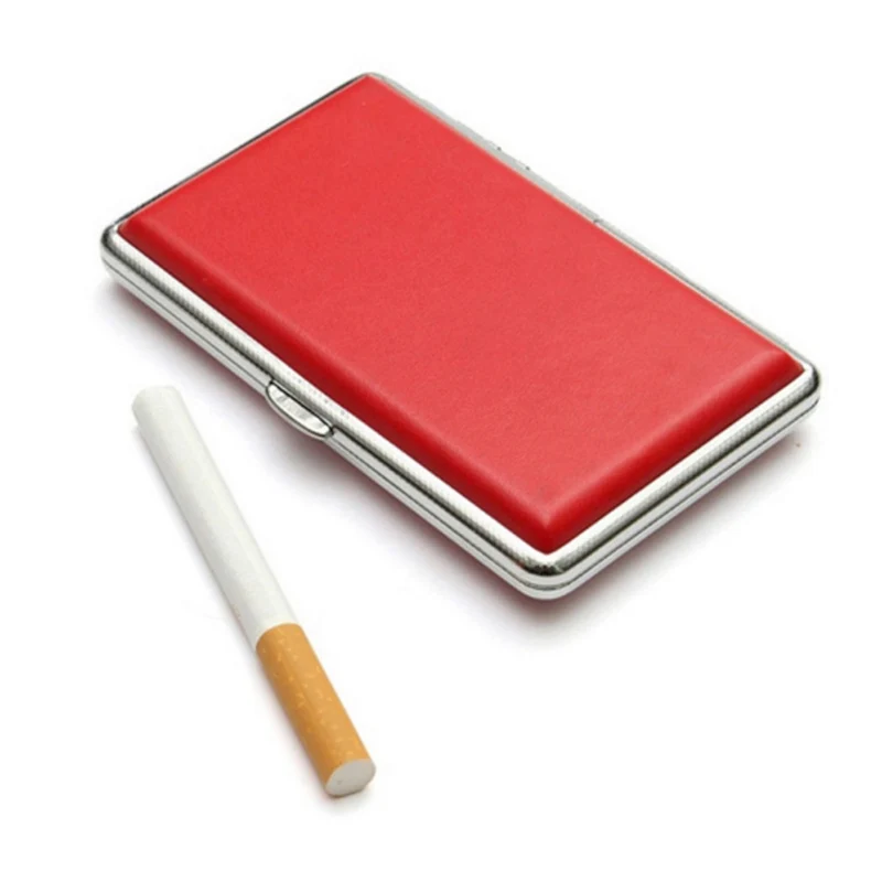 20 Slim Cigarettes Holder Leather Cigarette Case Vintage Classic Women Cigarette Boxes Men\'s cigarette holder 100s