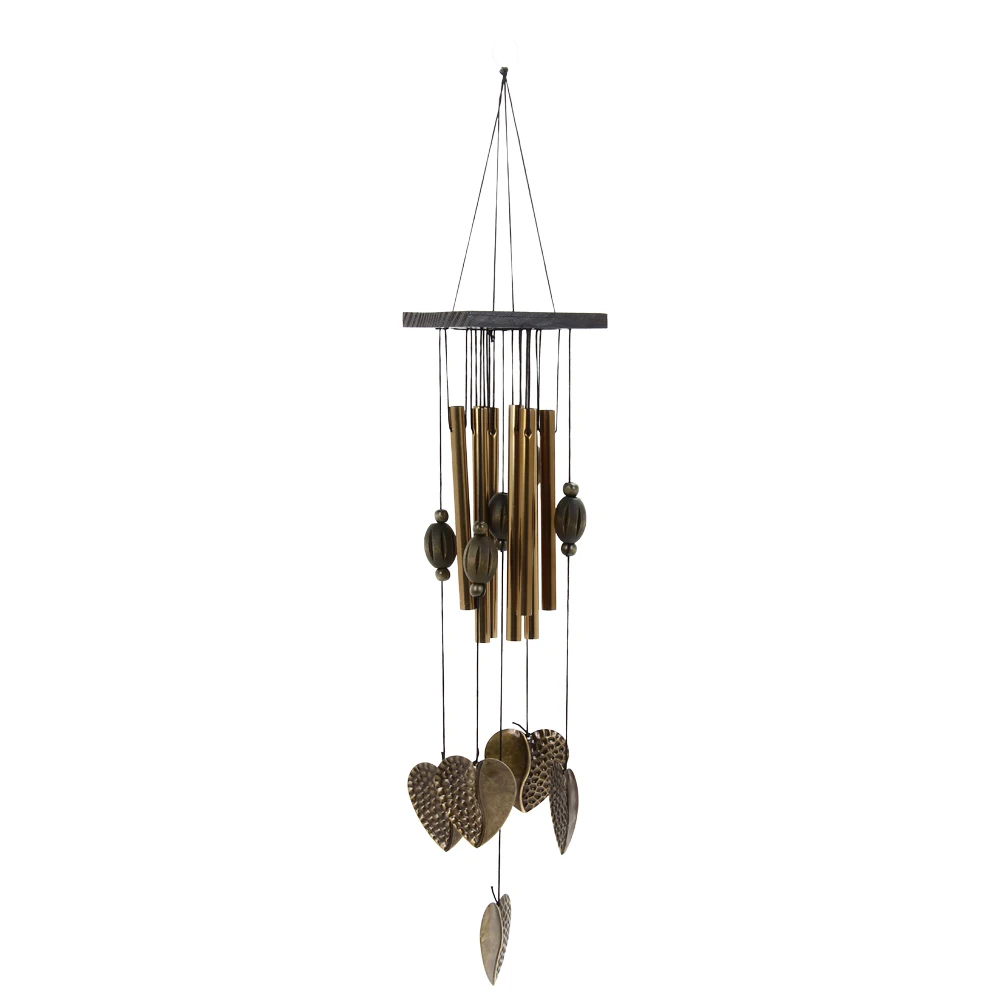 Antique Amazing Grace Wind Chimes ลานกลางแจ้งสวนไม้ไผ่หลอด Bells ทองแดงโบราณ Windchime หน้าต่างแขวนตกแต่งบ้าน