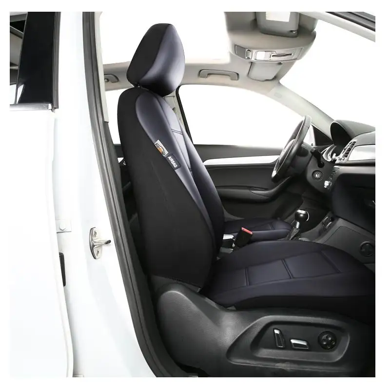 Lux Artificial PU Leather Car Seat Cover Universal Size Full Set Airbag Compatible Fit Most Cars