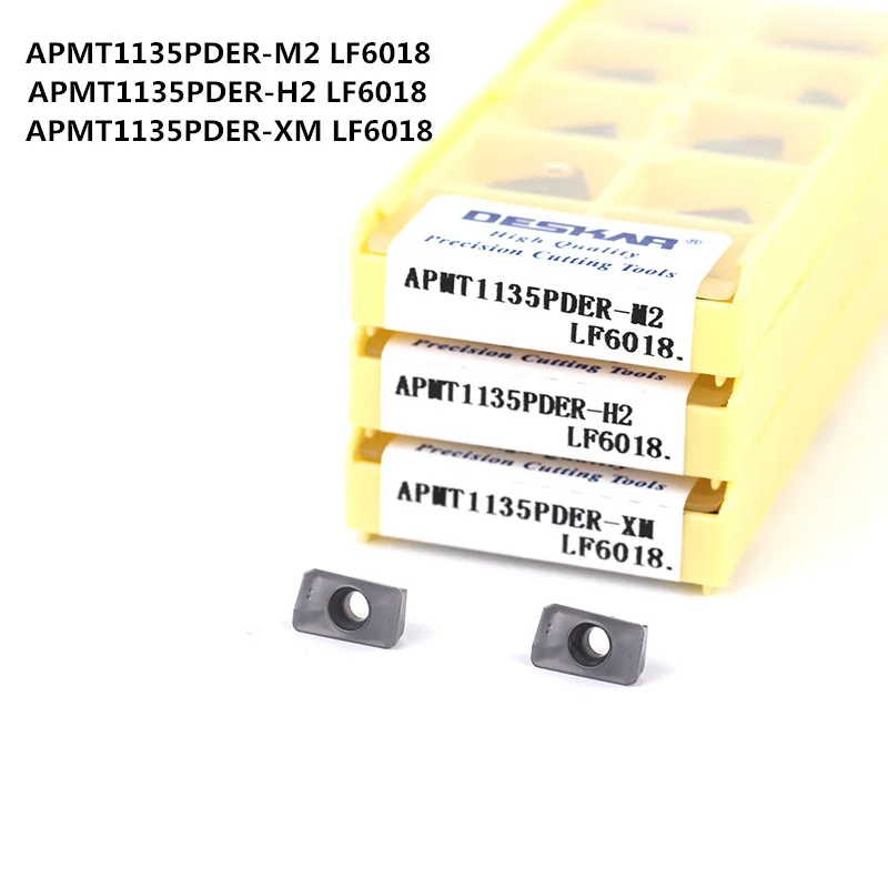APMT1135PDER-H2 LF6018 APMT1135PDER-M2 LF6018 APMT1135PDER-XM LF6018Bench top CNC milling cutter stainless steel lathe proces