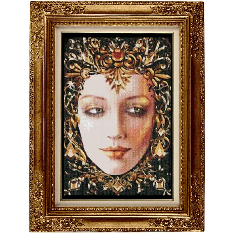 

Precision Printing Kit Fishxx Cross-stitch E339 Gem Queen Series Home Handmade Embroidery Living Room Large Paintings