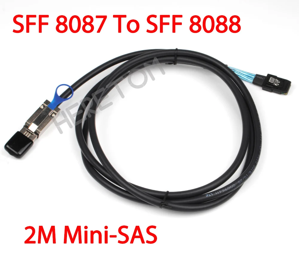 

Sata cable Mini sas 26P SFF-8087 TO Mini SAS 36P Mini-SAS 26P TO SFF 8088 SAS Adapter Transfer Cable 2M