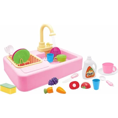 Kayyum Toy Modern Kitchen With Fountain Sink Set Kitchen Toy Set