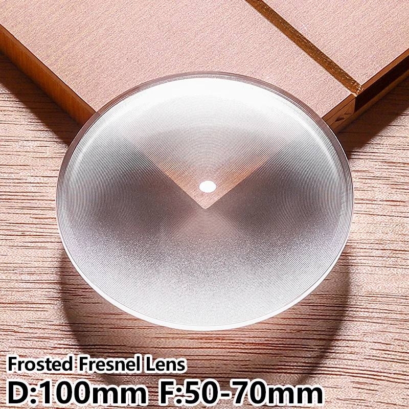 

Frosted Fresnel lens D100mm F50mm Eliminate stray light Photography lamp Cast light Fly eye lens Customizable