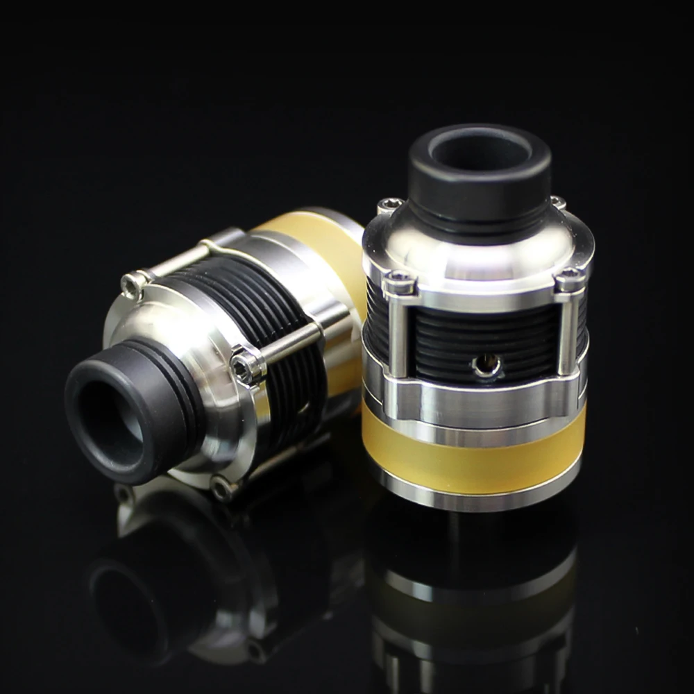SXK Style Pyrogeyser RDTA 22mm Single/dual coil Rebuildable Vape Tank With BF Squonk Pin vs Venna V2 RDA / Haku Riviera RDTA