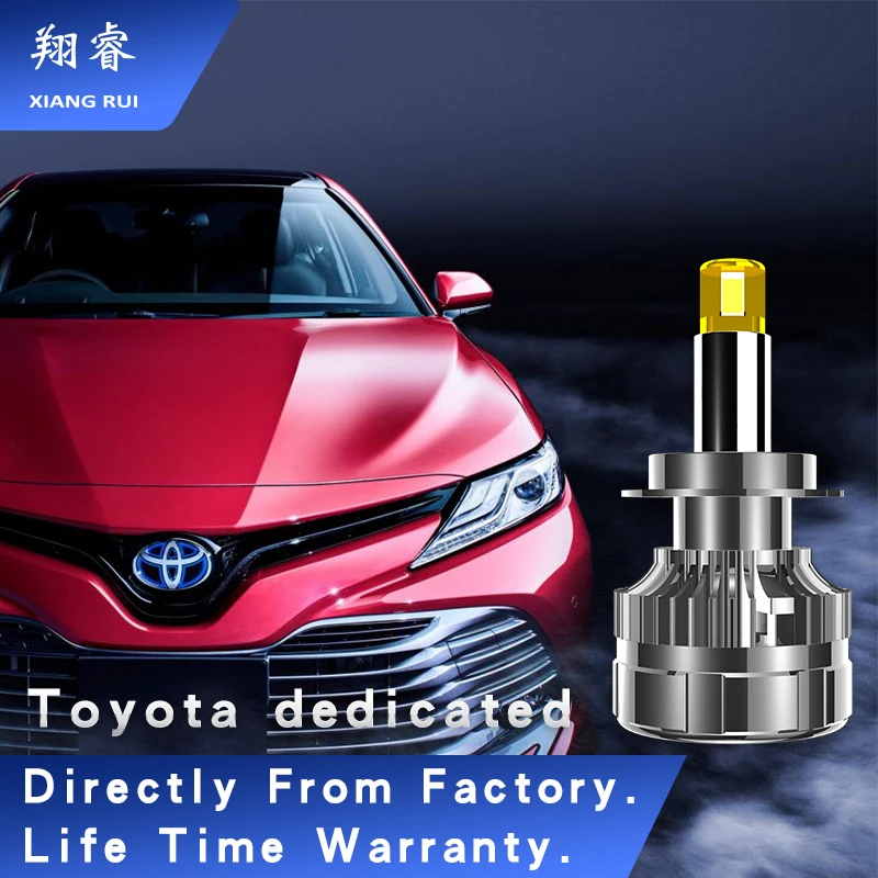 

Светодиодные фары XR для Toyota, 120 Вт, 4300 лм, 6000K, H8, H9, H11, противотуманные фары 9005 K, 9006 HB3, 9012, HB4, H1, H4, H7,