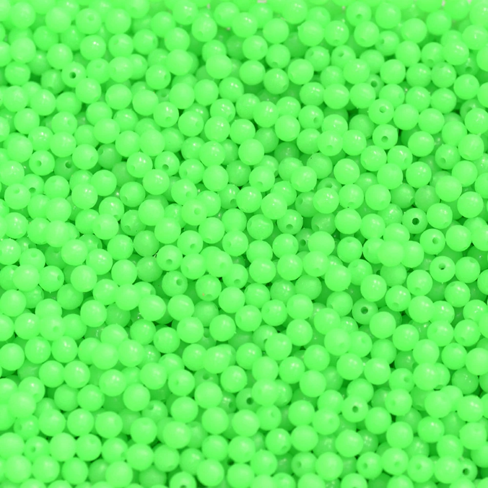 500pcs/lot Luminous Shape Sea Fishing Beads Light Soft Lure Round Floating Float Tackles Accessories Premium Quality 3mm-12mm