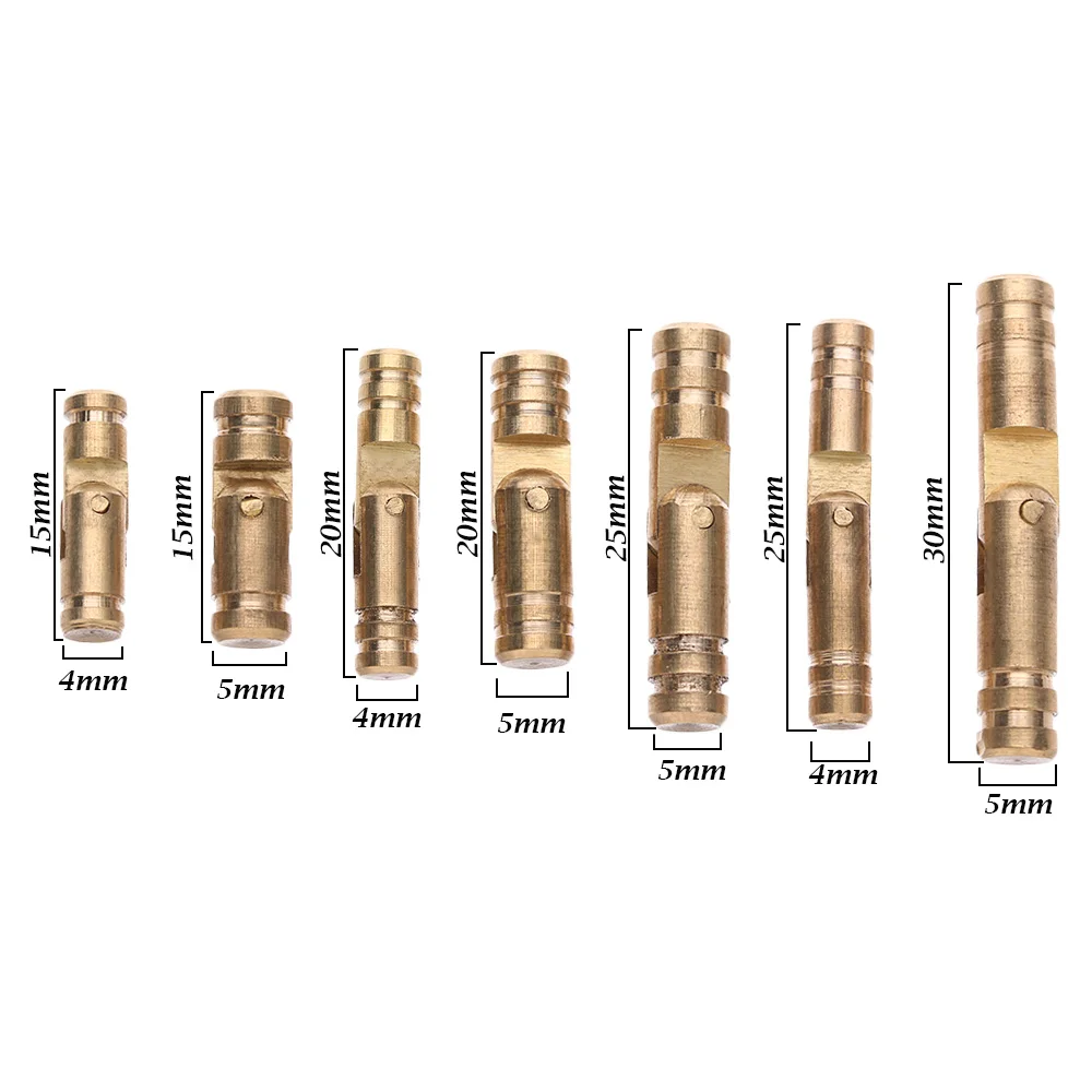 Mini Folded Jewelry Box Barrel Hinge Invisible Wine Wooden Case Hinges Concealed Barrel Hinge Pure Copper Furniture Hardware Hot
