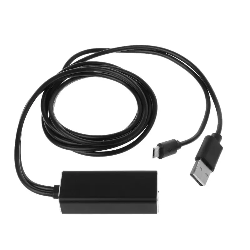 Adaptador de micro usb 480 para rj45, adaptador ethernet de 10/100 mbps para nova tv fire/google home/chromecast ultra, acessórios de áudio, hd mbps