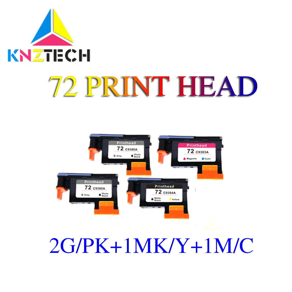 4X Printhead for hp72 Print head for 72 C9380A C9383A C9384A DesignJet T1100 T1120 T1200 T1300 T1300ps T2300 T610 T770 T790 T795