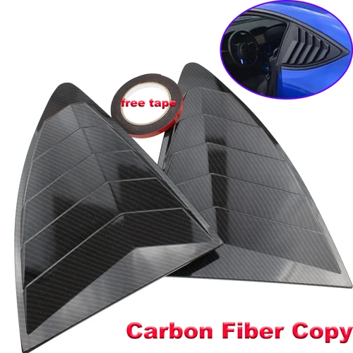 Imagen 2 del producto Panel de alerón de ventana trasera para Scion FRS, Subaru BRZ, Toyota 86 GT86 2013-2020, pegatinas ABS, 2 unidades por juego