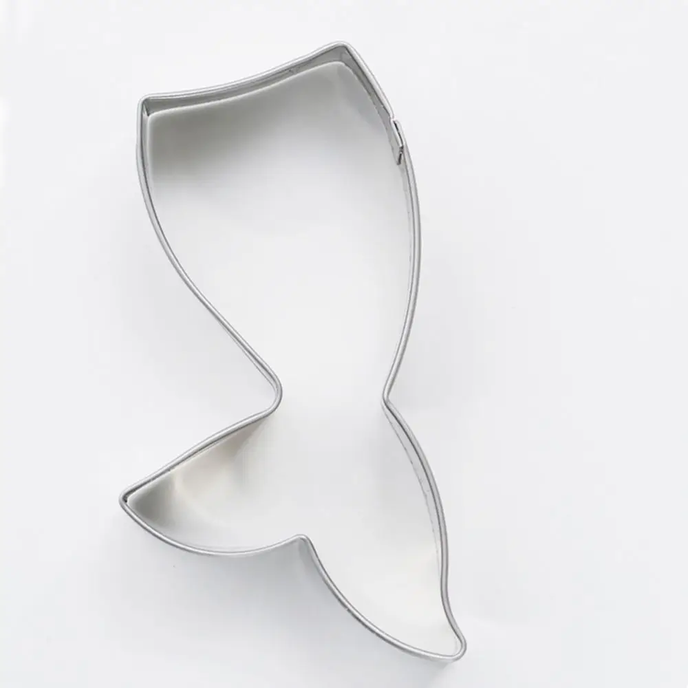 

Cookie Cutter Mermaid Tail Shaped For Biscuit Mold Stainless Steel Fondant Cutters DIY Pastry Tool Baking Cake Decorating Tools