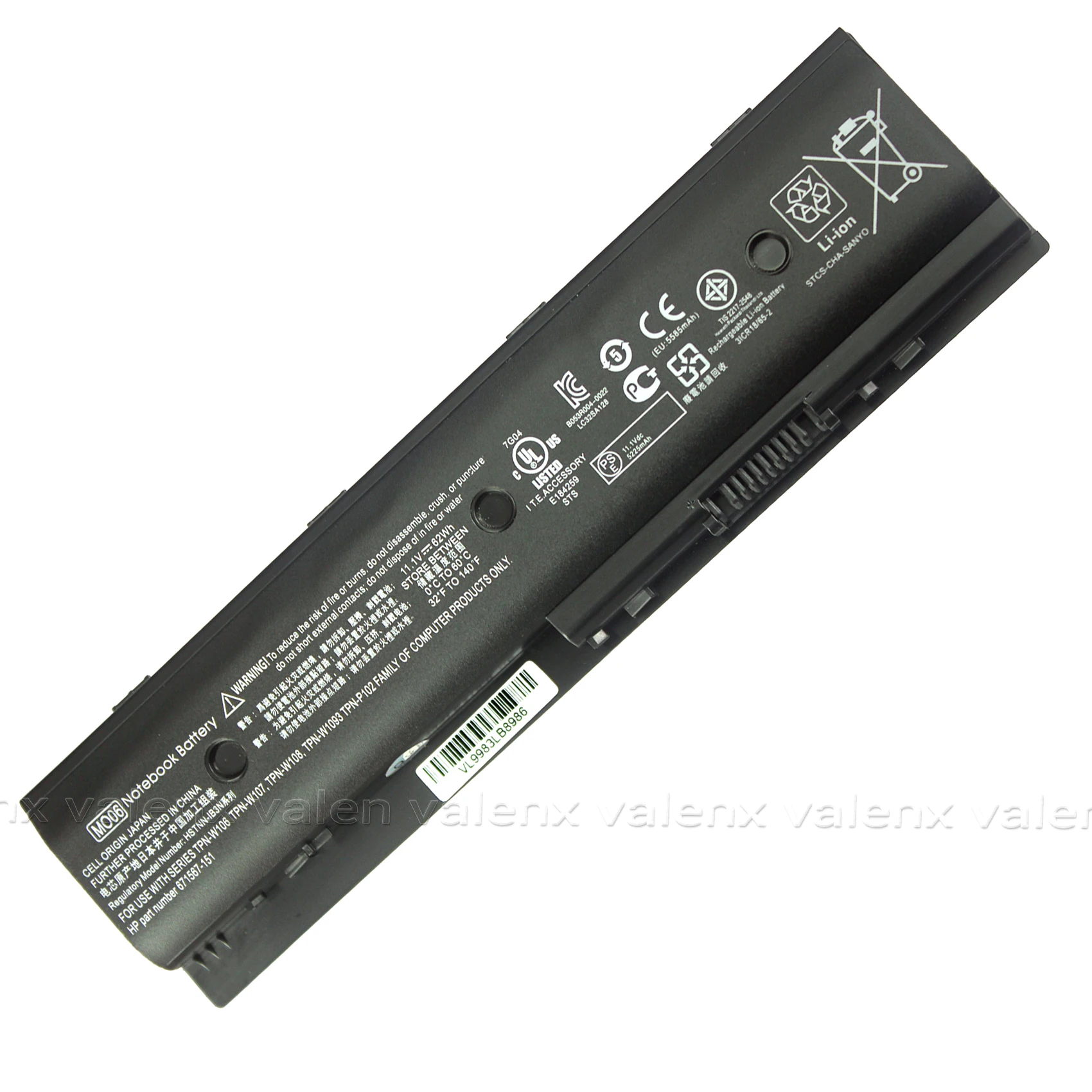 MO06 MO09 671731-001 Laptop Battery for HP Envy M6-1045DX M6-1035DX M6-1125DX Pavilion DV4-5000 DV6-7000 DV6-7014nr DV7-7000 DV7