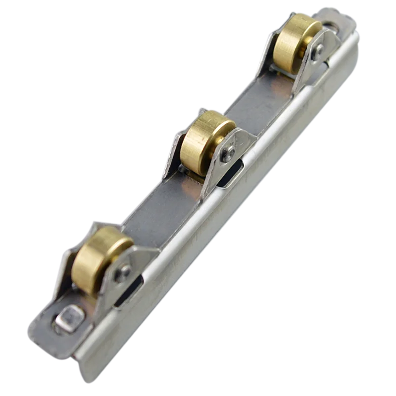 4 Pcs Stainless Steel Door Window Silent Pulley Cupboard Slot Wheel Sliding Door Fittings Glass Door Track Rollers Home Hardware