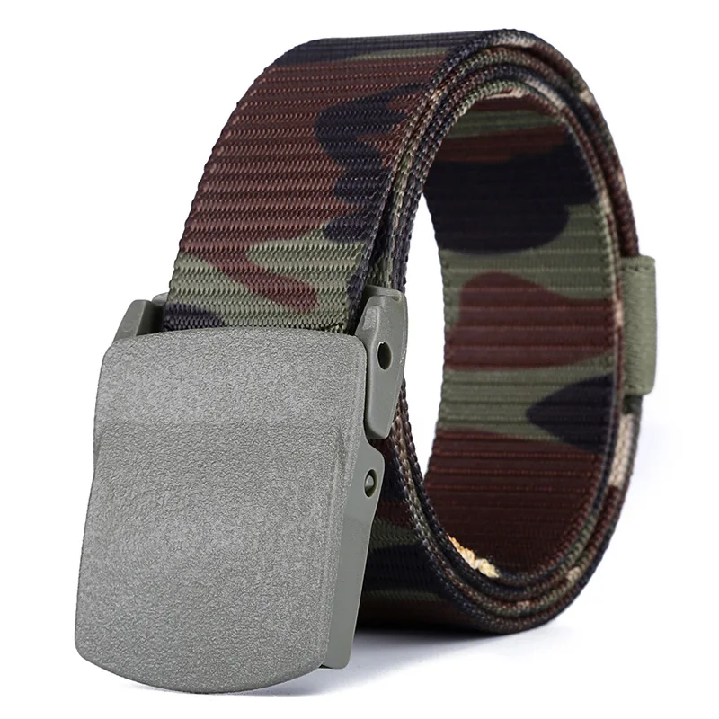 Heren Riem Leger Outdoor Jacht Tactische Gordel Multifunctionele Camouflage Combat Riem Survival Marine Corps Canvas Nylon Mannelijke Riem