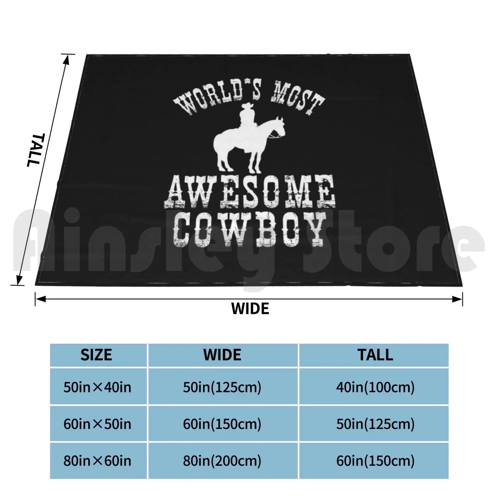 World's Most Awesome Cowboy Western Texas Urban Blanket For Sofa Bed Travel Cowboy Cowboy Gift