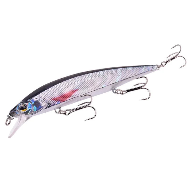 1 sztuk pływające Wobbler błystka 14cm 18.5g Bass 3D oczy Topwater 3 Treble haki twardego plastiku sztuczna przynęta Tackle