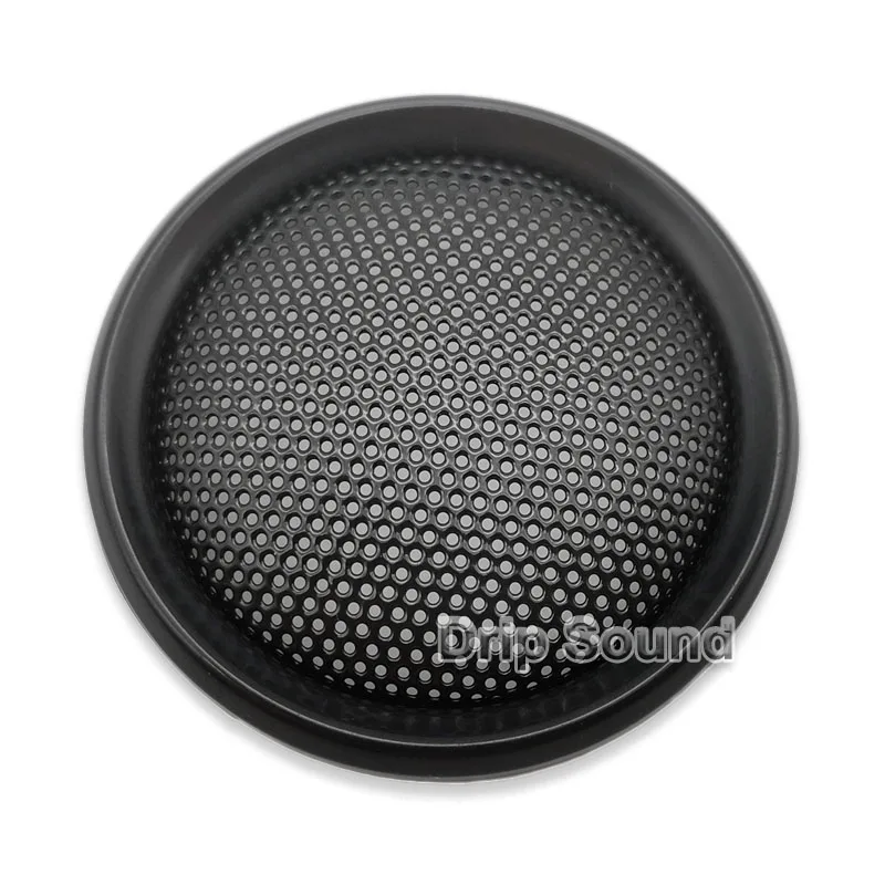 Osłona głośnika wysokotonowego 1 cal, dekoracyjna osłona do samochodowego audio, metalowa siatka ochronna. # Czarny
