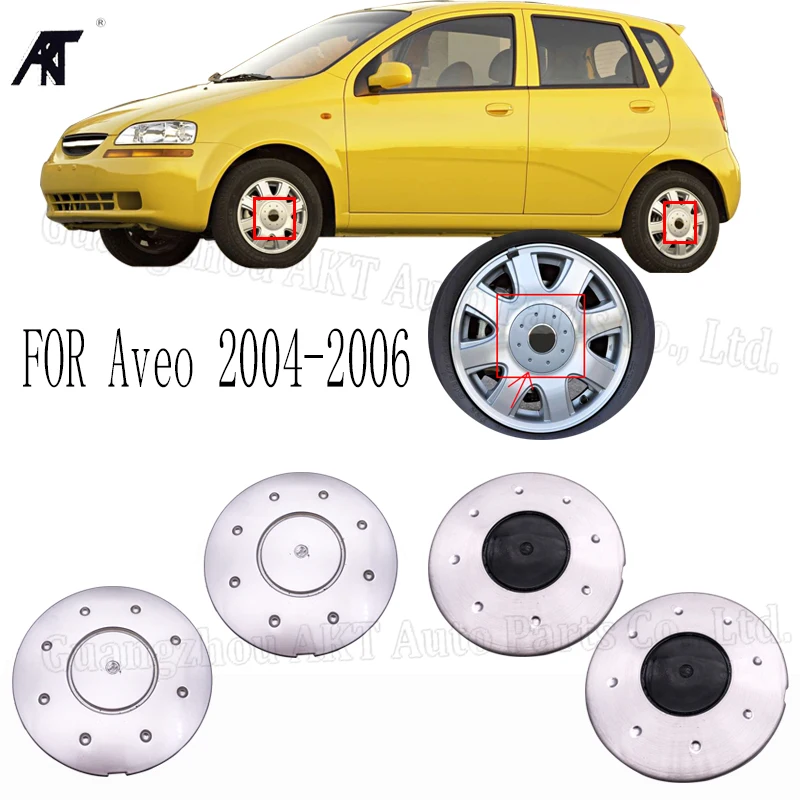 4pcs/lot Wheel Center Hub Cap FOR Chevrolet Aveo Wheel Center Cap 2004-2006 96452310 Wheel Center Hub Cap