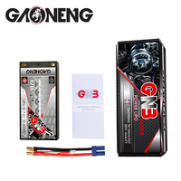 GAONENG GNB 4000mAh 2S1P 7.6V 120C/240C HV Low Profile Hardcase LiPo Battery Shorty 5.0mm Bullet XT60/T For RC Car Boat Parts