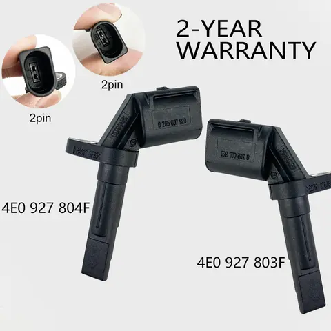 ABS 휠 속도 센서 4E 0927804 F4E 0927803 F4E 0927804 D4E 0927803 D 아우디 A4 A5 A6 A7 A8 Q5 R8 폭스바겐 파톤 벤틀리