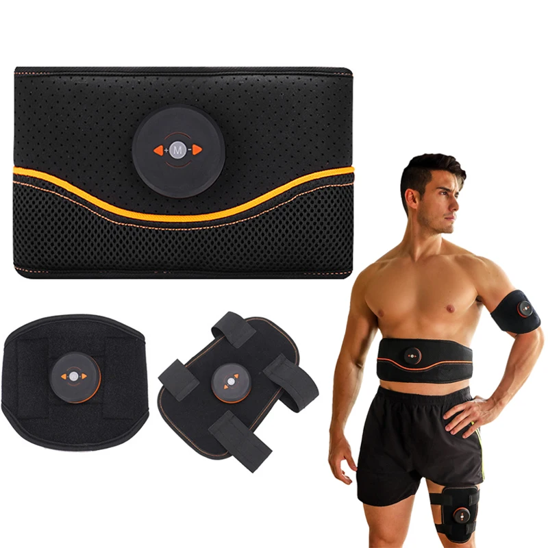 Waist Trimmer Electric Muscle Stimulator Body Slimming Vibration Belt Abdomen Arm Leg Workout Fitness EMS Massager Weight Loss