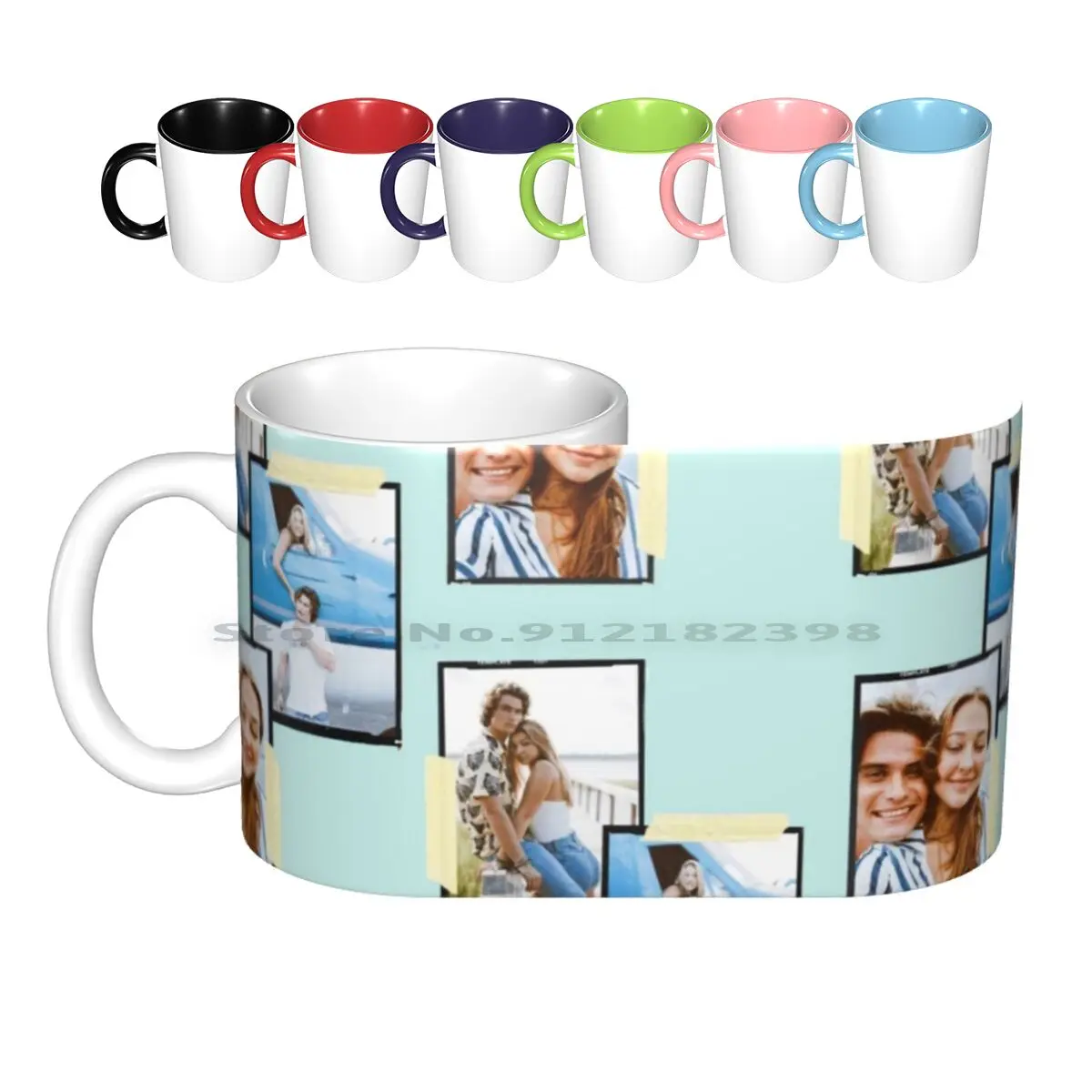 John B X Sarah Outer Banks Aesthetic Collage Ceramic Mugs Coffee Cups Milk Tea Mug Chase Stokes Outer Banks John B John B Outer