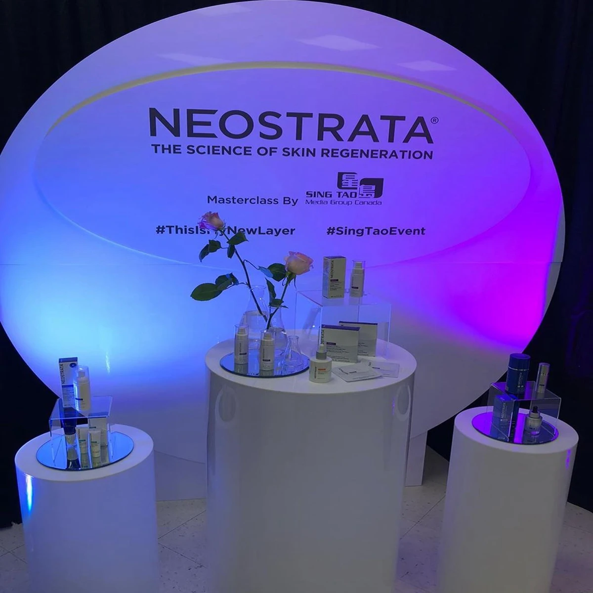 3pcs/set)No big circle)Acrylic Round metal Cylinder Plinths Clear Cylindrical Display Plinths For Exhibitions Events Weddings