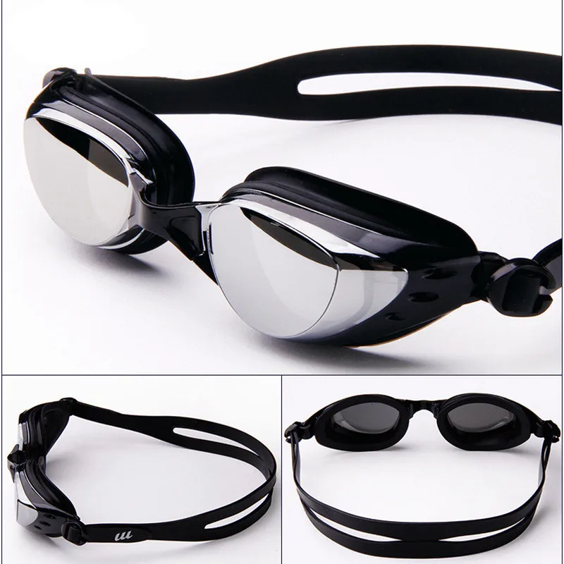 Sport Volwassen Bijziendheid Zwembril Mannen Vrouwen Dioptrie Swim Eyewear Anti Fog Waterdichte Siliconen Zwemmen Bril-1.5-8.0