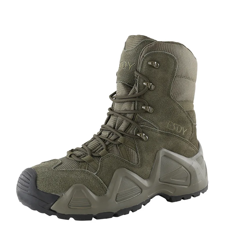 Outdoor Sports High Tops Tactical Boots Spring Autumn Men Women Hunting Training Climbing Camping Hunting Antiskid Hiking Shoes