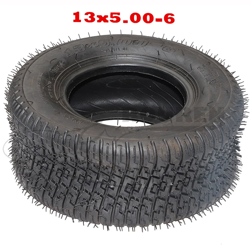 

13x5.00-6 Tubeless Tire For Kart Beach Car 13*5.00-6 Vacuum Highway With Hub Mower Snow Sweeper s Four Wheels