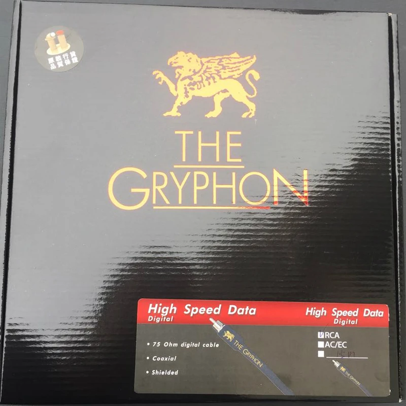 HiFi Gryphon VIP Series Interconnect RCA Cable Carbon Fiber Plug for CD Player HIFI Amplifier Without box