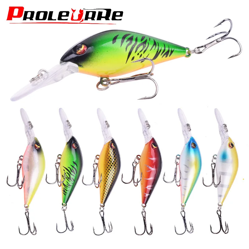 1pcs Crankbait Hard Fishing Lures 8cm 8.5g Floating Minnow Crank Wobbler Artificial Plastic Baits Bass Swimbaits Fishing Tackle