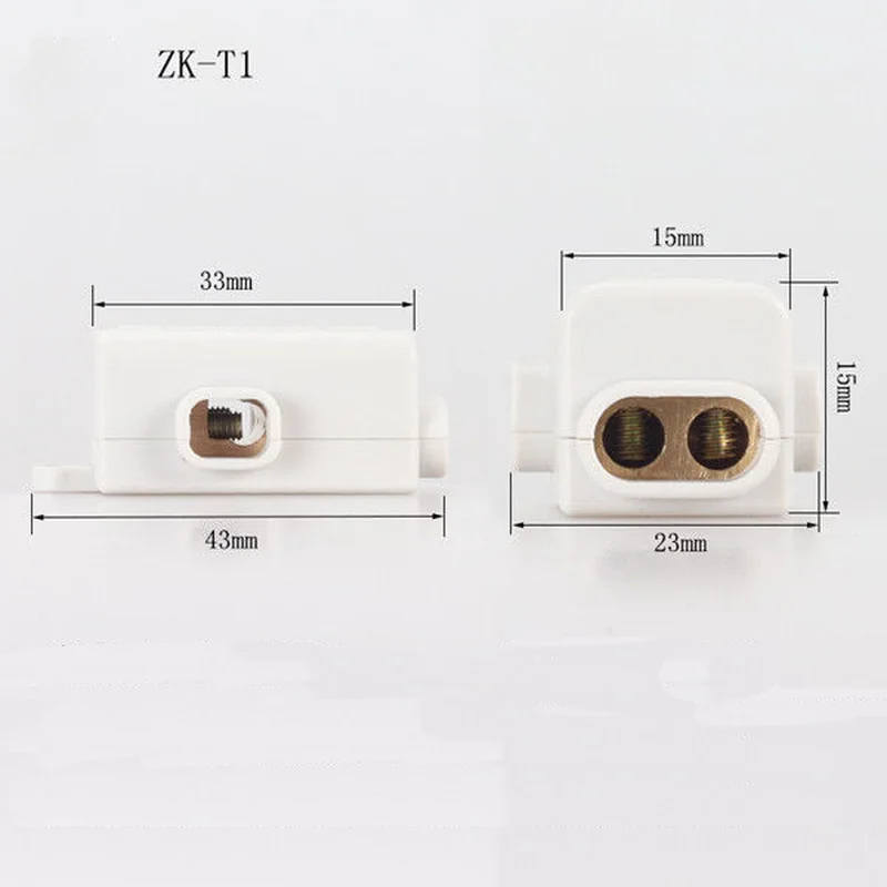 High power branch terminal main branch wiring wire connector pair is connected to machine T-type wiring terminal