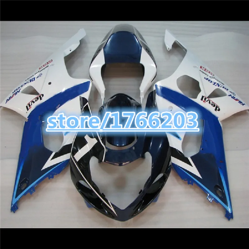 FOR GSXR 1000 2000 2001 2002 K1 blue white black Body Kit Fairing  GSX-R1000 00 01 02 GSX R 1000 K1 01 02 2000 2001 2002  Fairin