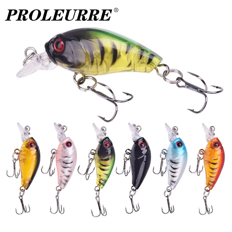 1PCS 45mm 3.5g Crank Fishing Lure Sinking Jig Wobblers Artificial Hard Bait for Carp Striped Bass Minnow Swimbaits Pesca Tackle