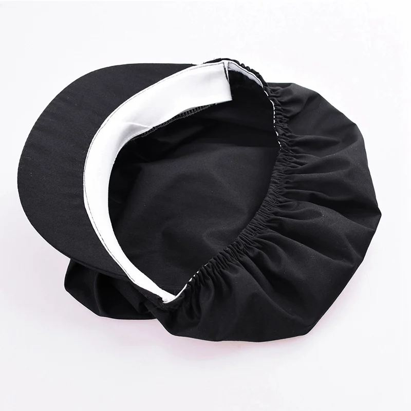 Men Women Chef Hat Restaurants Accessories Dustproof Cooking Cap Breathable Hotel Cook Cap Work Uniform Elastic Kitchen Hat