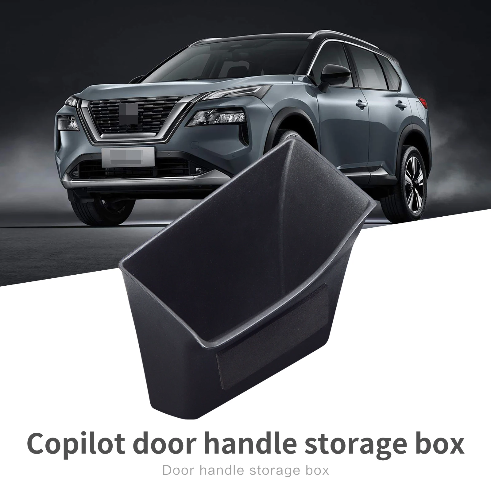 ZUNDUO Armrest Center Console Storage Box for Nissan X-trail Rogue 2021 - 2023 T33 Car Side Door Handle Holder Container Tray