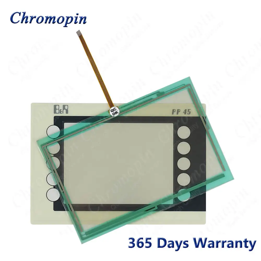 Touch Screen Panel Glass Digitizer for B&R Power Panel PP45 4PP045.0571-042 4PP045.0571.042 4PP045-0571-042 with Front Overlay