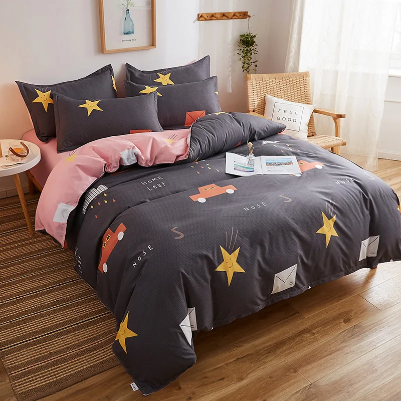 

Children duvet cover bedding set 240x220 cartoon double quilt cover Nordic bed cover 150 bed sheet child quilt 1 person