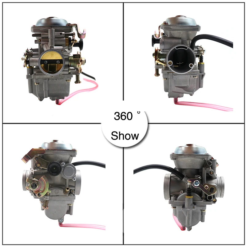 ZSDTRP GN250 Carburetor Motorcycle Auto/Handle Choke PD34 34mm Carb With Rubber Black Adapter For Suzuki GN250 GN 250 250QY