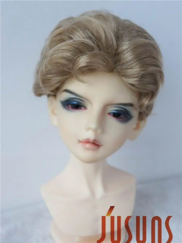 JD209 1/6 1/4 1/3 Fashion Short BJD Wigs Boyish YOSD MSD SD Doll Wig Size 6-7inch 8-9inch 9-10inch Hair Top Doll Accessories