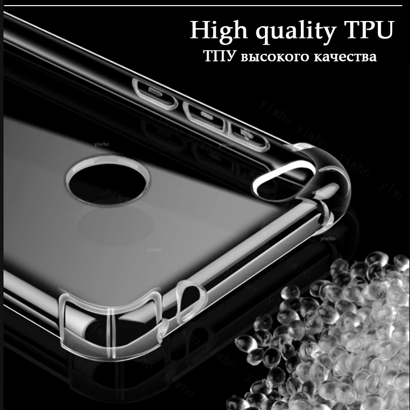 For Xiaomi Redmi Note 10 Pro 9T 9 8 Pro 10s 9s Shockproof Case Transparent TPU Cover on Redmi 9 9A 9C NFC Note10 Redme Red Mi HD