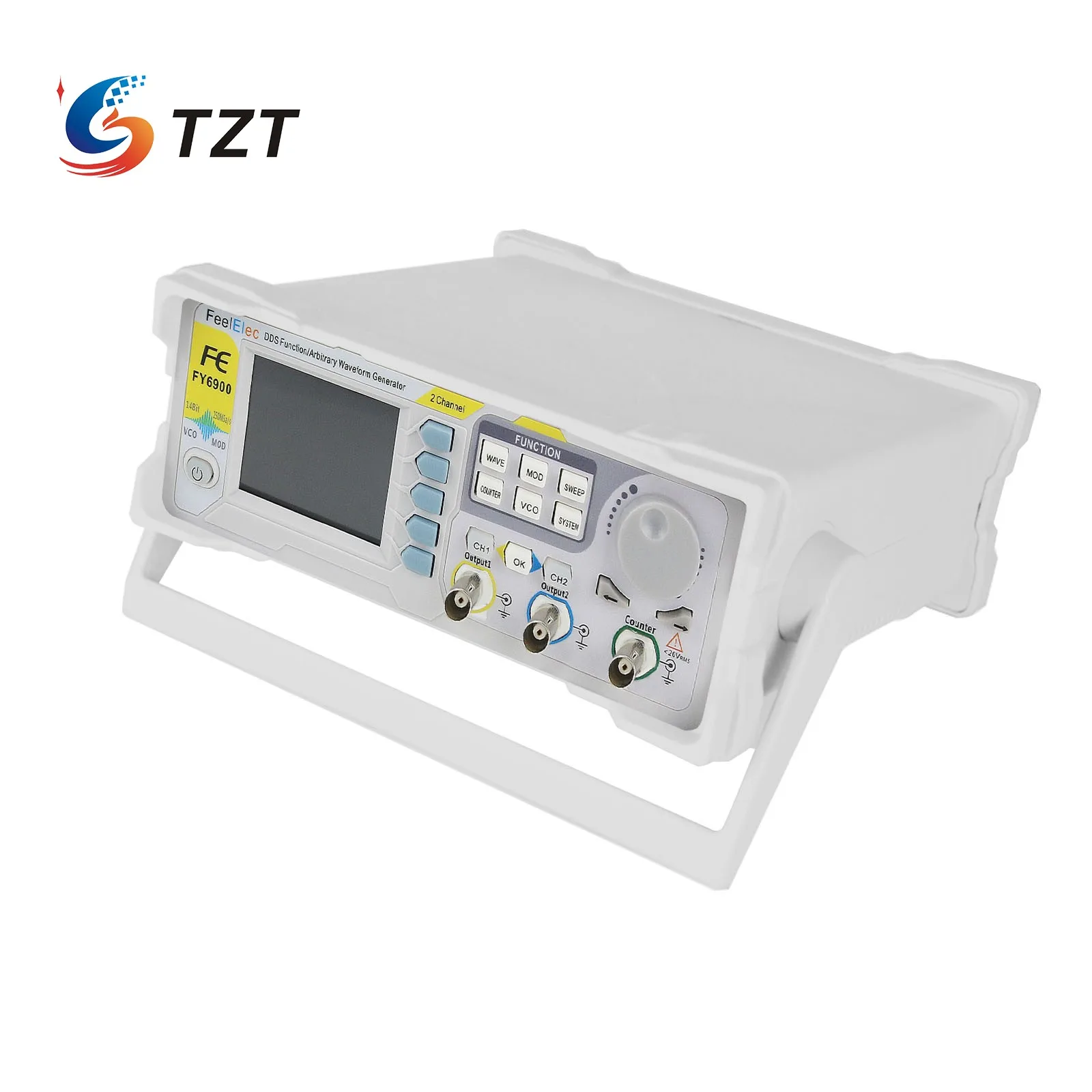 TZT FY6900-80M 80MHz 100MHz ฟังก์ชั่นโดยพลการสัญญาณกำเนิดสัญญาณ DDS Dual ช่องความถี่