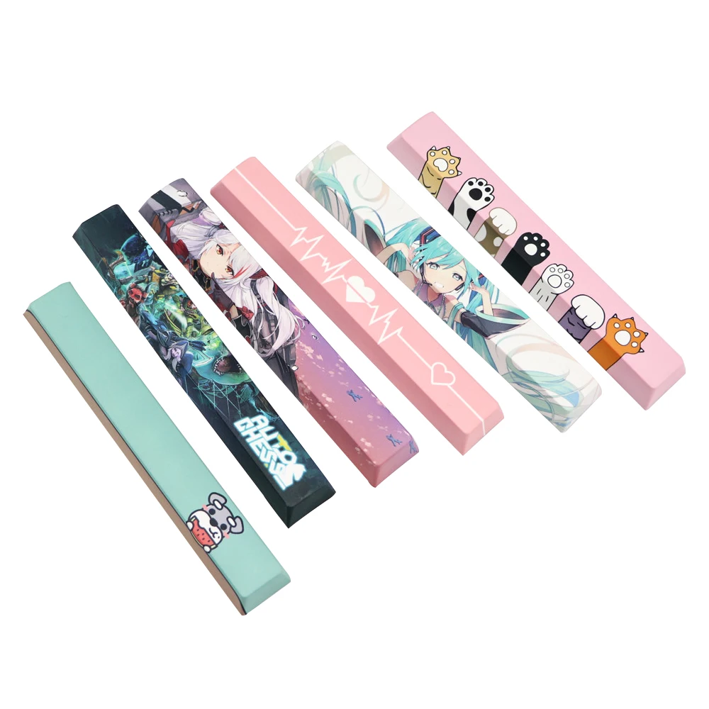 6.25U Profil Ceri Keycaps Dye-Subbed Spacebar Anime Keycap