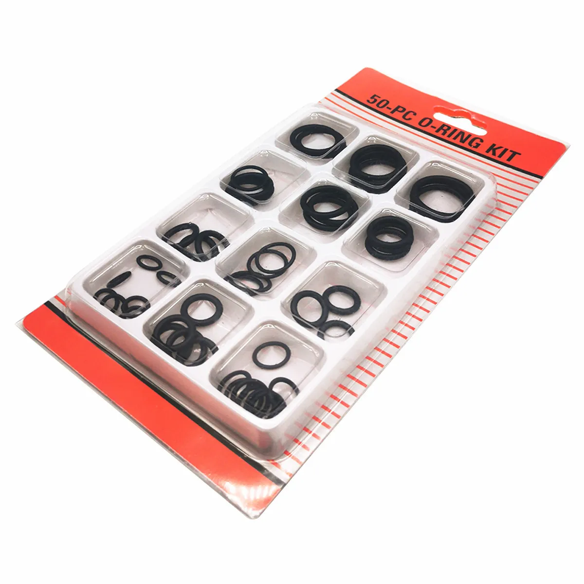 50pcs O Ring Assortment Set Seal Gasket Universal Rubber O Ring Kit Spacer Sealing Grommet