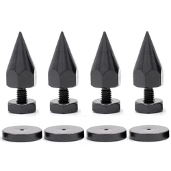 4PCS M8x40 M6x40 M10x40 Speaker Spike Amplifier Shockproof Isolation Stand Feet Cone Base Pads