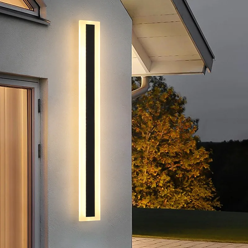 Buitenverlichting Waterdicht Modern Eenvoudig IP65 LED Gang Veranda Decoratieve Tuinverlichting Villa Deurposten Tuin Balkon Wandverlichting