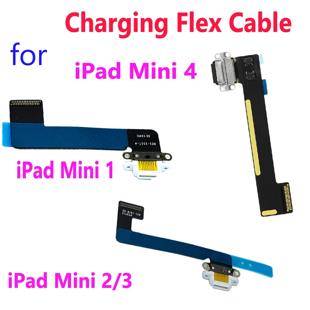 New Charging Flex Cable for iPad Mini 1 2 3 4 5 Charger Port USB Ribbon Dock Connector for iPad Mini 2 LCD Ribbon Replacement