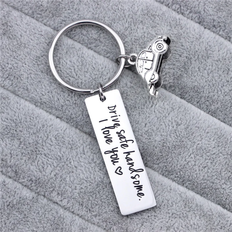 Metal Caravan Key Ring Trailer Camper Keychain Initial Keyring Choose Holiday Travel Key Ring Fob Gifts Souvenir